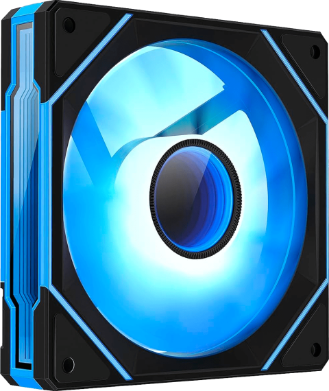 10 x 120mm VIP Black ARGB Infinity Mirror Fans