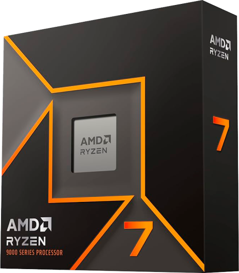 AMD RYZEN 7 9700X 8-Core 3.8GHz (5.5 GHz Turbo)
8-Cores, 16-Thread Processor