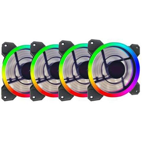 7 x 120mm Dual Ring Addressable RGB Fan Kit